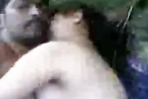 Horny Indian pair having ardent sex in the mountains