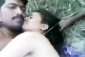 Horny Indian pair having ardent sex in the mountains
