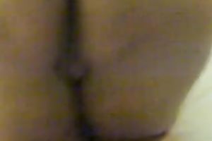 My horny hotwife entertains herself by fingering her shaved cunt