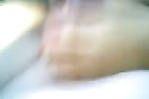 Foot job in car by my plump and sexy girlfriend untill I cum