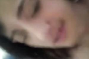 Perfect delightful brunette hair girlfriend lets me put my pecker betwixt her bumpers