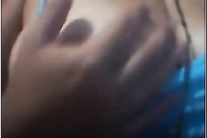 Lewd Colombian seductress likes showing off her large milk shakes and cunt