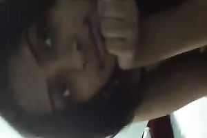 Pretty and shy Indian girlfriend drilled after oral-service