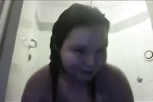 Chunky whore with biggest boobs is playing with her thick bawdy cleft for me on livecam