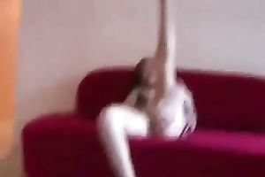 My tattooed redhead GF drives me eager with a terrific lapdance