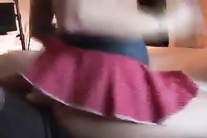 My tattooed redhead GF drives me eager with a terrific lapdance