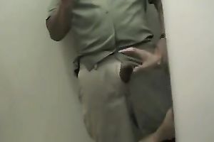 It was her idea to engulf my cock in the dressing room