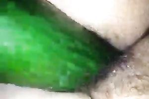 I use cucumber as substitute for dildo when I am home alone