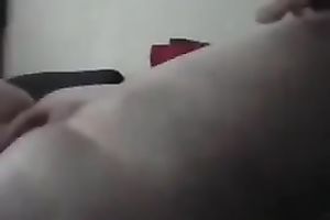 Just humping on my BBW white girlfriend in bed on webcam