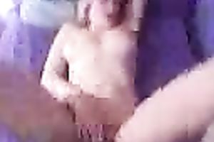 Nasty golden-haired white doxy needs a fine fuck in advance of going out