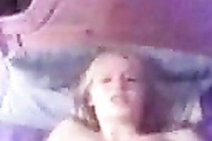 Nasty golden-haired white doxy needs a fine fuck in advance of going out