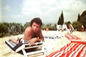 Freaky slim fellow is happily pounding a golden-haired cougar in the bathroom tub