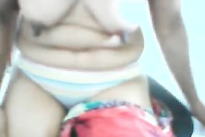 New web camera ally shows her bulky body and large saggy scones