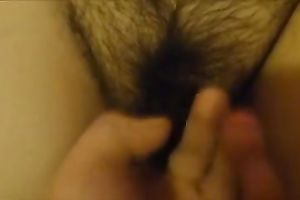 I fuck my wife's bushy snatch in missionary position