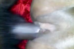 Brown dong jizzed after reaming a wet and constricted brown wet crack