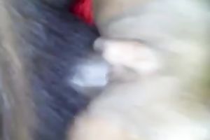 Brown dong jizzed after reaming a wet and constricted brown wet crack