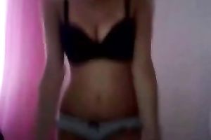 This slender web camera model knows how to entertain me just the way I like