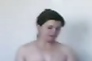 Raunchy Egyptian trollop is slowly stripping for me