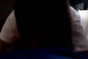 White brunette hair big beautiful woman white lady is greedily blowing my knob on my daybed