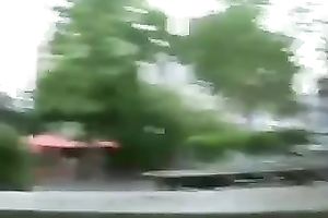 This British aged wench likes exposing her intimate parts outdoors