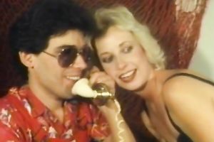 Slutty honey loved to receive drilled by 2 kinky jerks