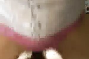 My eye catching girlfriend with large knockers can't live without cowgirl position