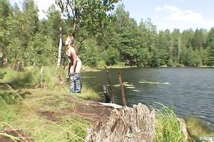 Ardent and hawt blondie acquires full bare in advance of swimming