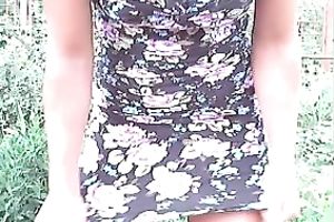 Attractive blonde with diminutive tits proudly shows off her soaked bum