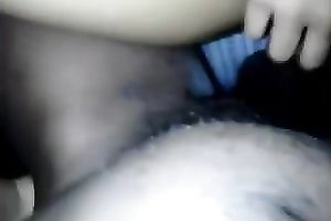 Drilling my wife's hairless slit in the missionary position