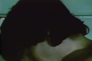 Long haired brunette hair beauty gives great oral stimulation to a sexually excited dude