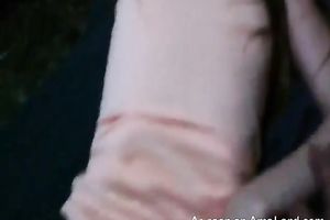 Fcuking my slender honey in missionary style and jizzing on her wet crack