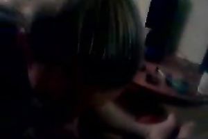 My hawt GF wearing nylons favours me with a cook jerking indoors