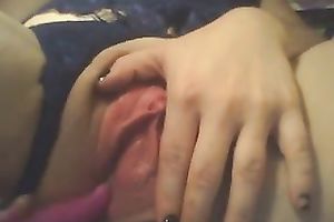 Nasty closeup movie scene of my wicked girlfriend masturbating