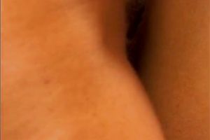 Busty brunette with trimmed snatch takes part in a trio