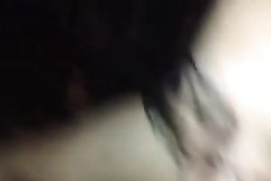 My bulky dark brown paramour blows and acquires her face overspread with cum