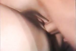 Soft slit of my honey got gangbanged hard by me in a hotel room