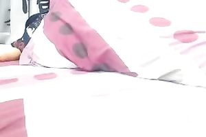 My corpulent Arab paramour entertains herself by fingering her cum-hole