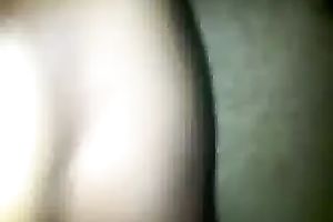 Black bitch takes giant bushy and dark penis in her naughty throat and sucks it hard