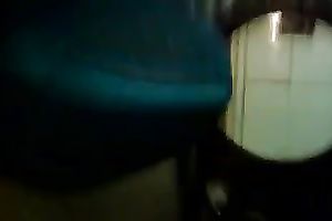 My breasty ebon wife shows her jugs and lets me rub 'em