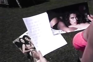 Alluring beauty with consummate shapes masturbates and groans with pleasure