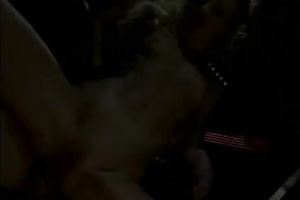 Skinny blond doxy got drilled in the booty in front of her dirty slut wife ally