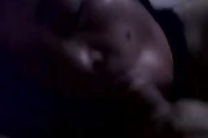 My Filipino milf girlfriend gives me head on POV webcam clip