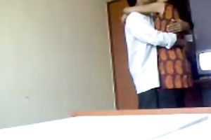 Dissolute Indian college wife with large ass is going to fuck her guy