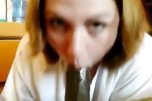 Stunning POV movie with my neighbor working on my dark manhood