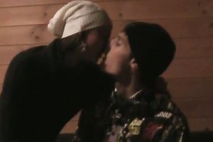 Homemade video with a pair of teenies making out in a cottage