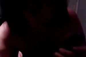 My frisky girlfriend loves to engulf my jock in front of the camera