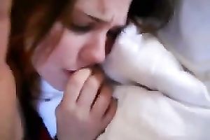 My kinky girlfriend takes cumshots after coarse pussy fuck