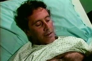 Ginger whore in purple bathrobe look worse than out of it