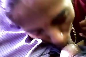 Horny black haired bitch loves to engulf my schlong after hawt sex