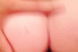 French nympho with divine gazoo is riding my dong reverse cowgirl style